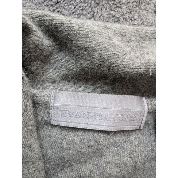 Evan Picone 3 Button Lambwool Cardigan Women's Size Small Gray - Picture 3 of 10
